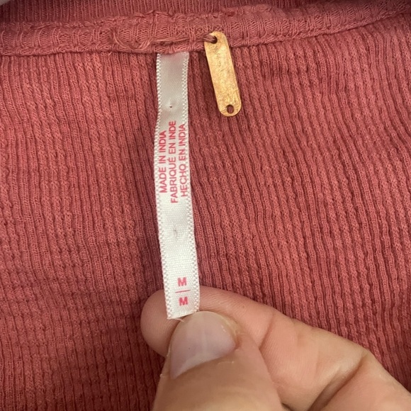 Free People Sidelines Top in Rose Smoke - Picture 10 of 13